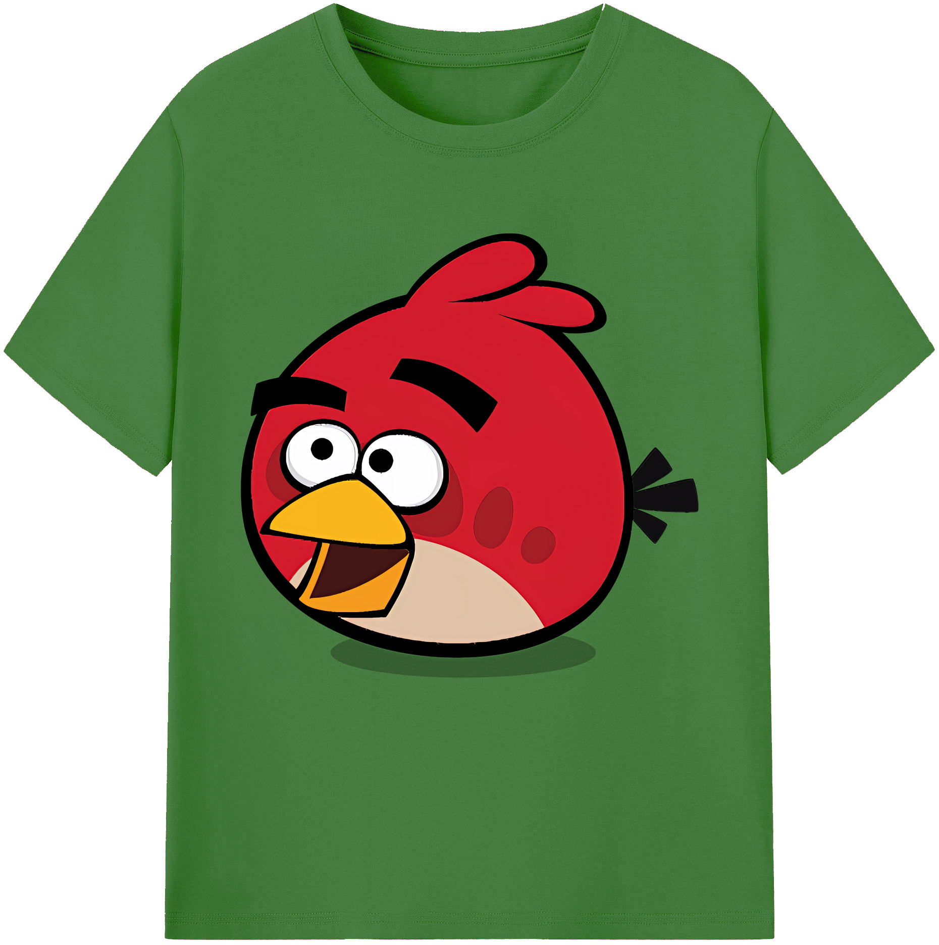 （画像用） Angry Birds アングリーバード レディースカジュアルプリントTシャツ（綿100％）